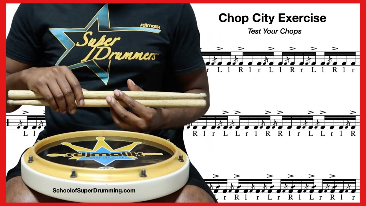 ADVANCED FOR DRUMMERS | Chop City Exercise