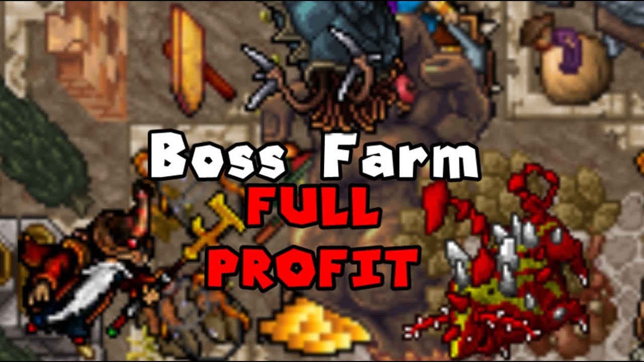 Tibia Boss Farm FULL PROFIT! (1kk+ Diario)