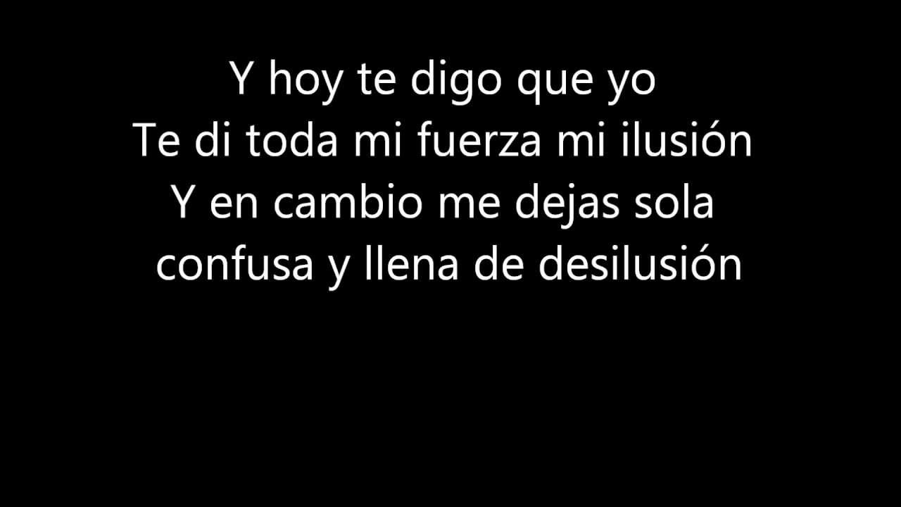 RBD-Me Voy (with lyrics)