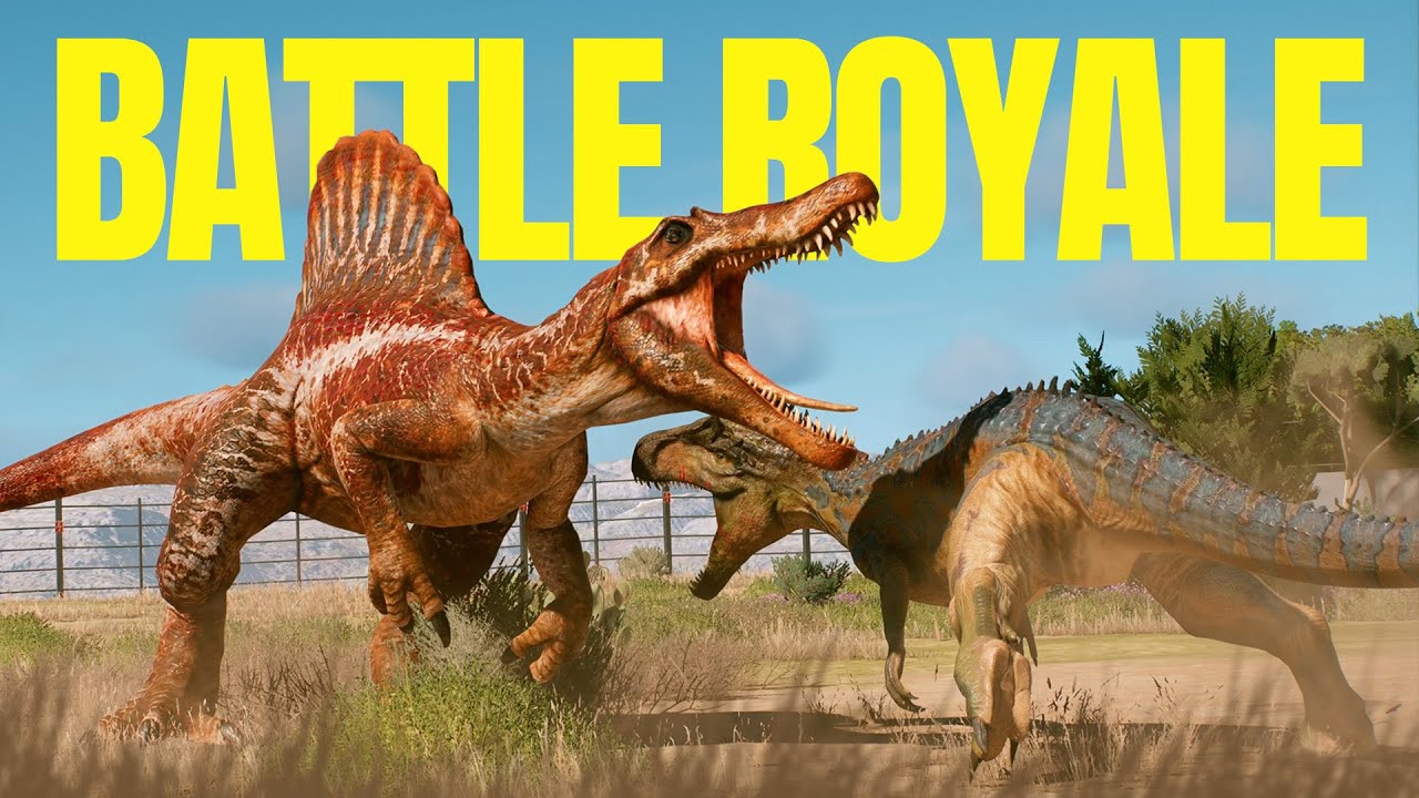 BATTLE ROYALE dans JURASSIC WORLD EVOLUTION 3 : qui va être le grand gagnant ?🥊