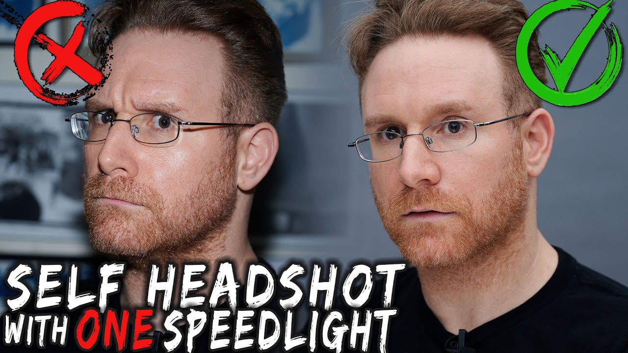 Self Headshot with one Speedlight featuring Seth Miranda | #CreateNoMatterWhat