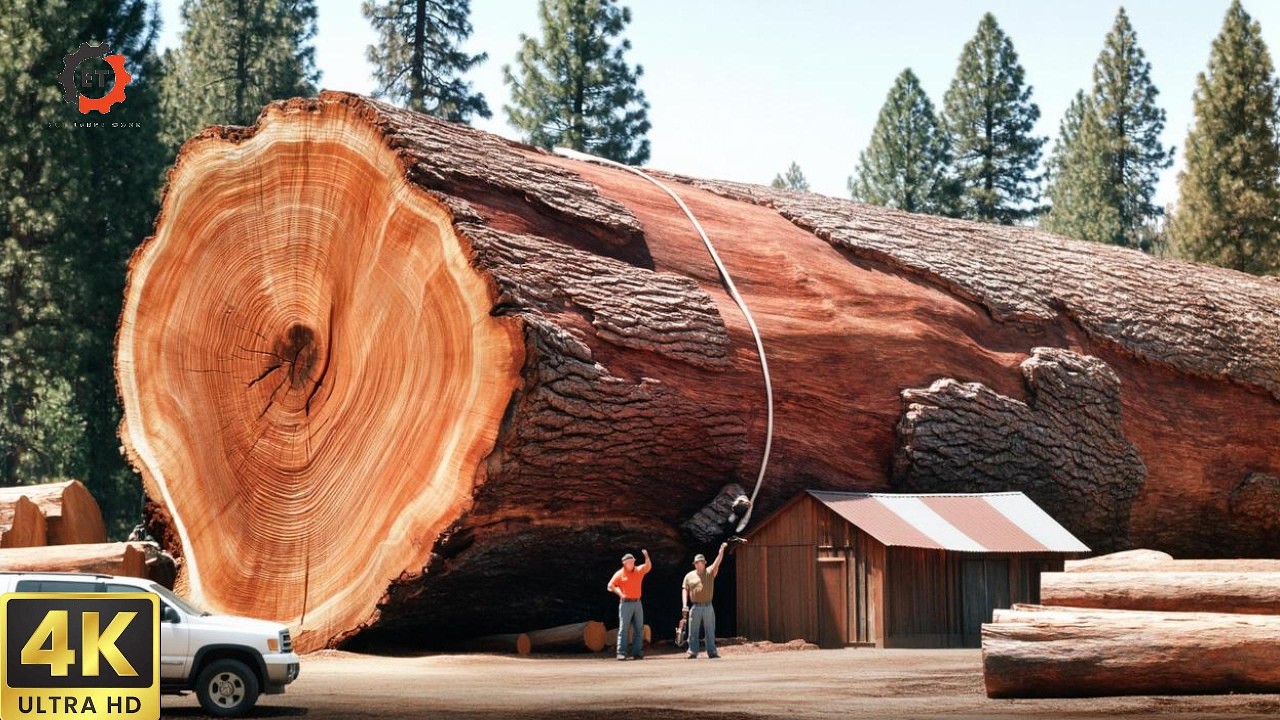 Crafting a Unique Table from Nature’s Giant Wood