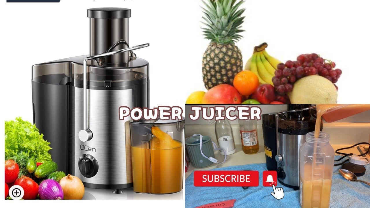 POWER JUICER REVIEW | Making fresh juice. 🍓🍍🍎🍊
