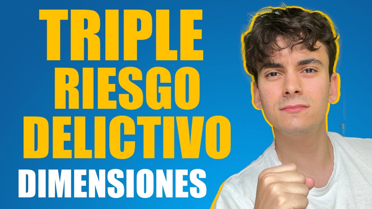 ¿CUÁLES SON las DIMENSIONES de la DELINCUENCIA? ✅ TEORÍA del TRIPLE RIESGO DELICTIVO ⚡