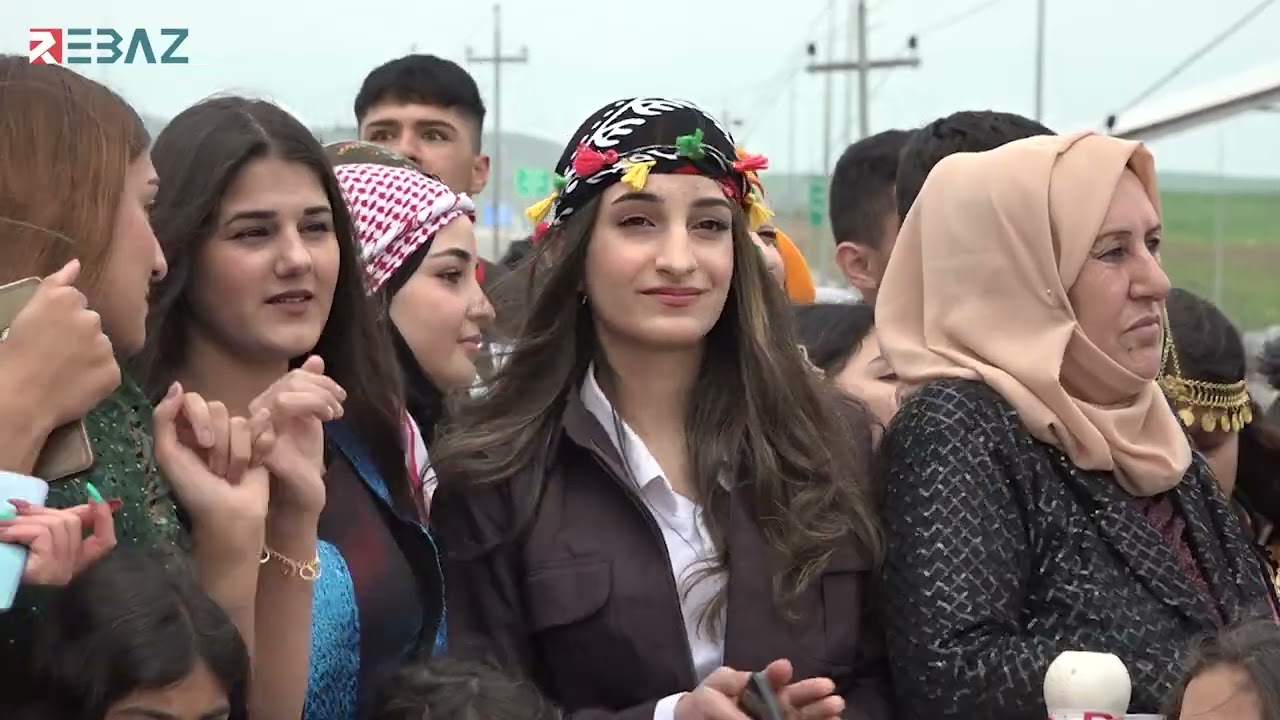 لاجئو كوردستان سوريا في مخيم دار شكران بإقليم كوردستان يحتفلون بعيد #نوروز