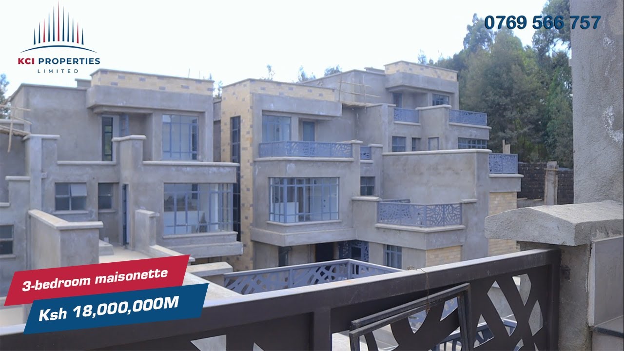 3-bedroom Maisonette in Gikambura Kikuyu going for Ksh 18,000,000M