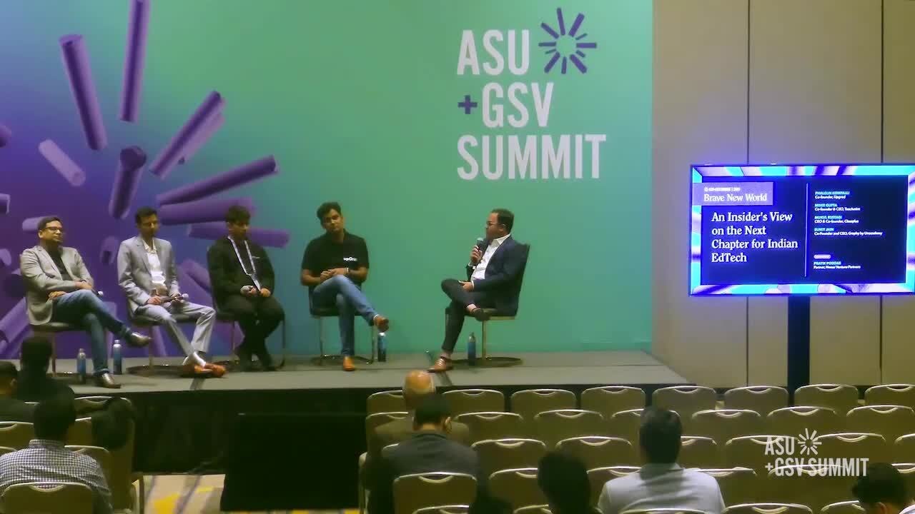 An Insider's View on the Next Chapter for Indian EdTech | ASU+GSV 2023