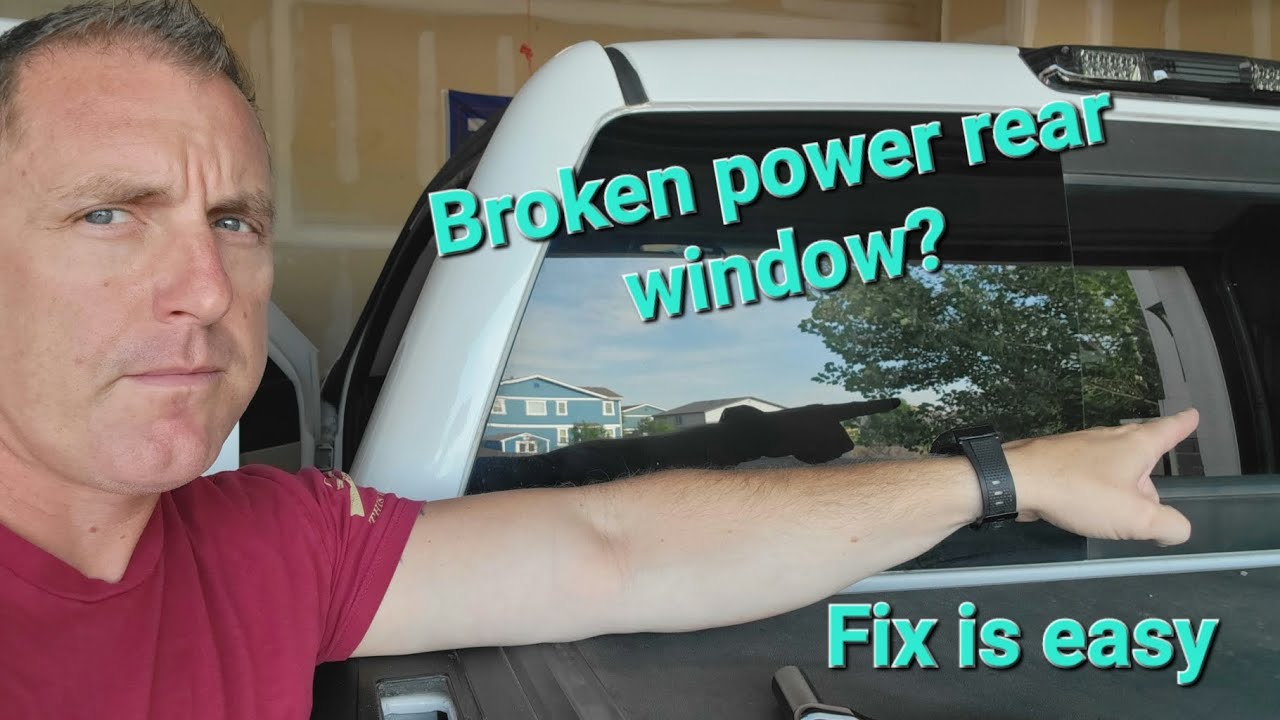 How to fix Chevy Silverado rear slider pretty easy....2008 to 2013 and more! also GMC Sierra!