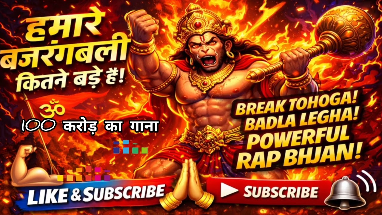 🚩 अपनी Problem को बताओ हमारे बजरंगबली कितने बड़े हैं // Powerful Hanuman Rap Bhajan