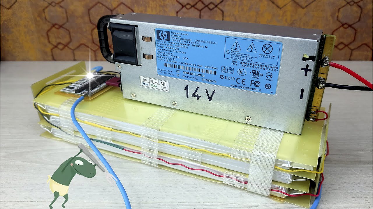 Она сожрала блок питания HP 460W HSTNS-PL14  -  LG-CHEM LGX e71 71AH