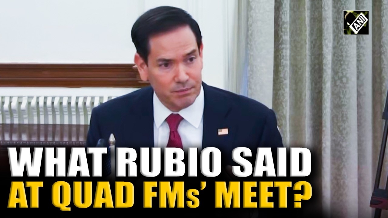 Must Watch! U.S. Secretary of State Marco Rubio&rsquo;s &lsquo;Big Msg&rsquo; at Quad Foreign Ministers' meet in Delhi