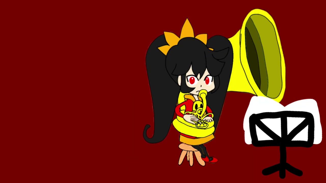 WarioWare Funny Video: Red hates Ashley playing the Tuba #warioware #funny #ashley #red #tuba