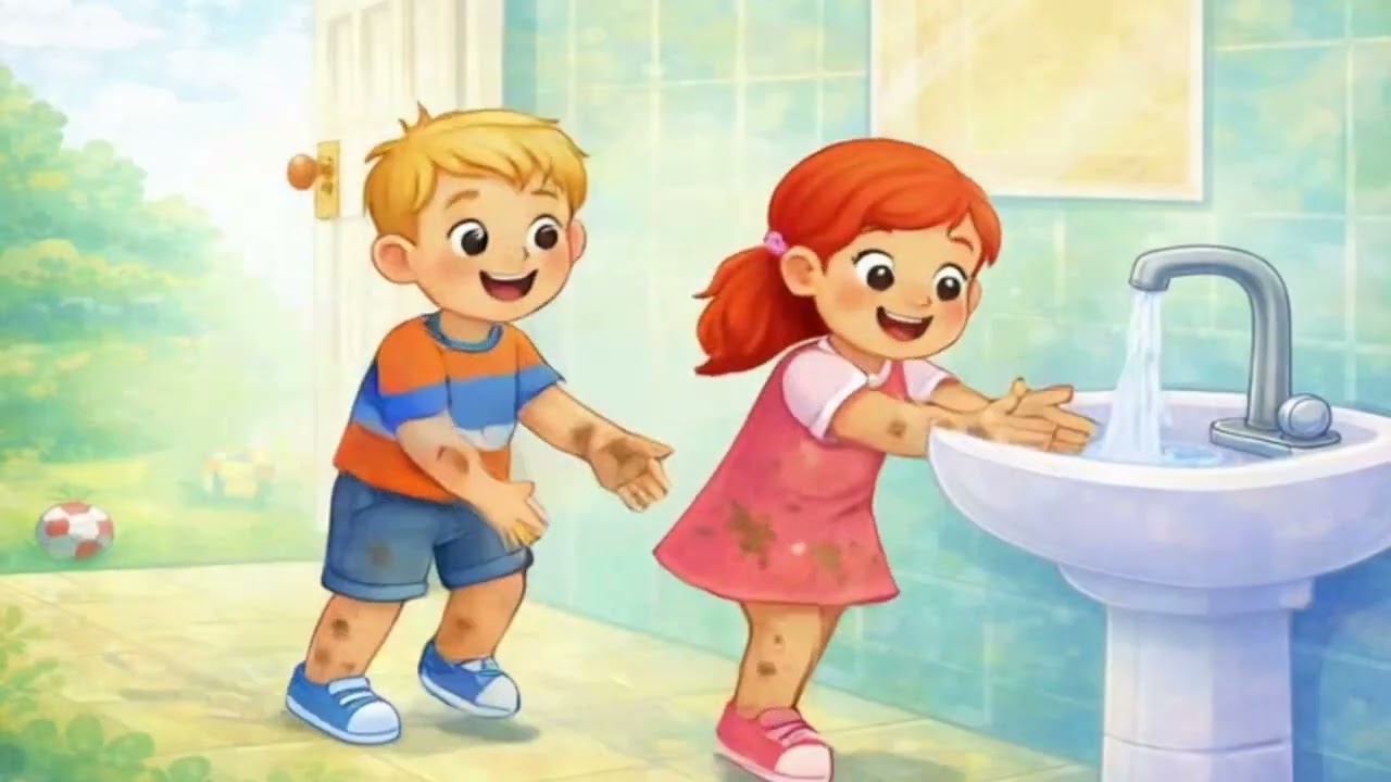 Peri ruke👋🧼 | Dečija pesmica o pranju ruku | Edukativna pesma za decu