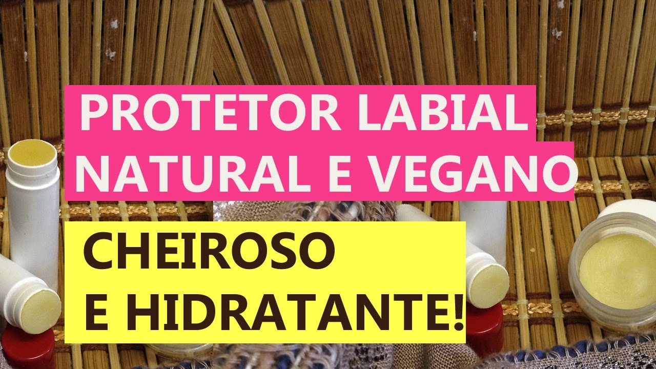 FAZENDO Protetor Labial Caseiro | NATURAL, Ecológico e Vegano