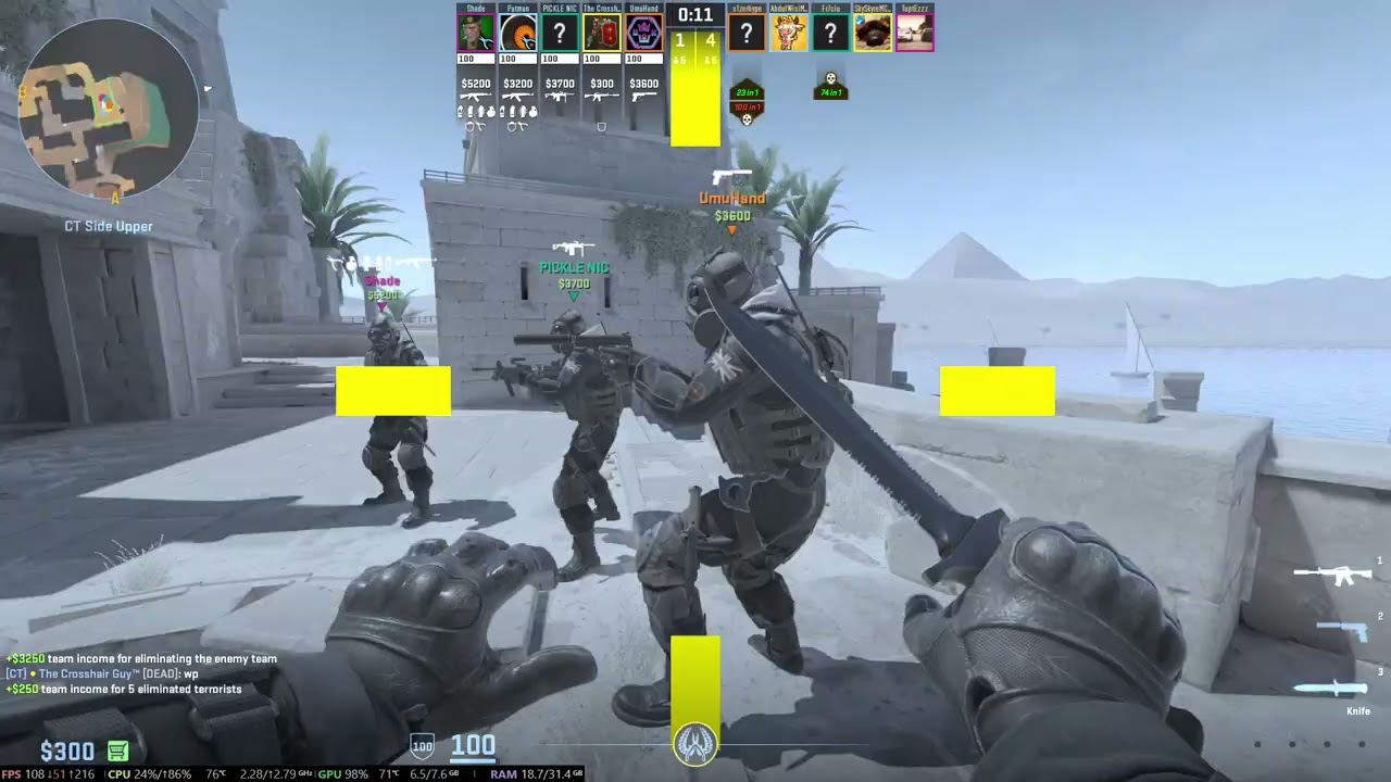 Counter Strike 2 - Anubis -  Full Gameplay 