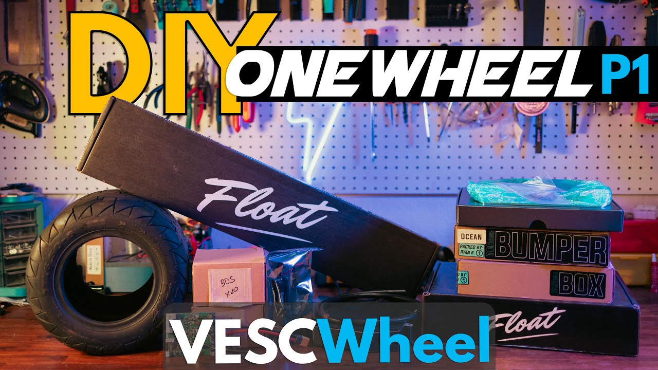 Сборка OneWheel своими руками на базе VESC 2024! (Часть 1: Обзор деталей)