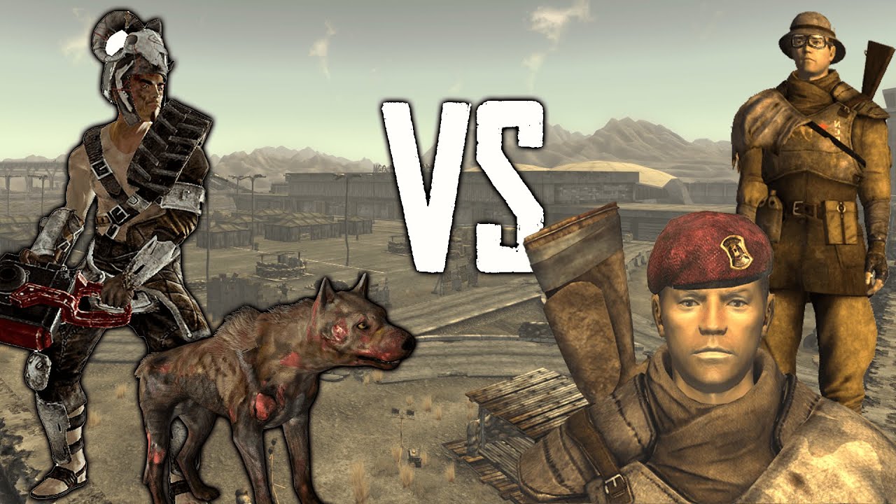 How Many Fiends Does It Take To Clear Camp Mccarran? | Fallout: New Vegas NPC Battles