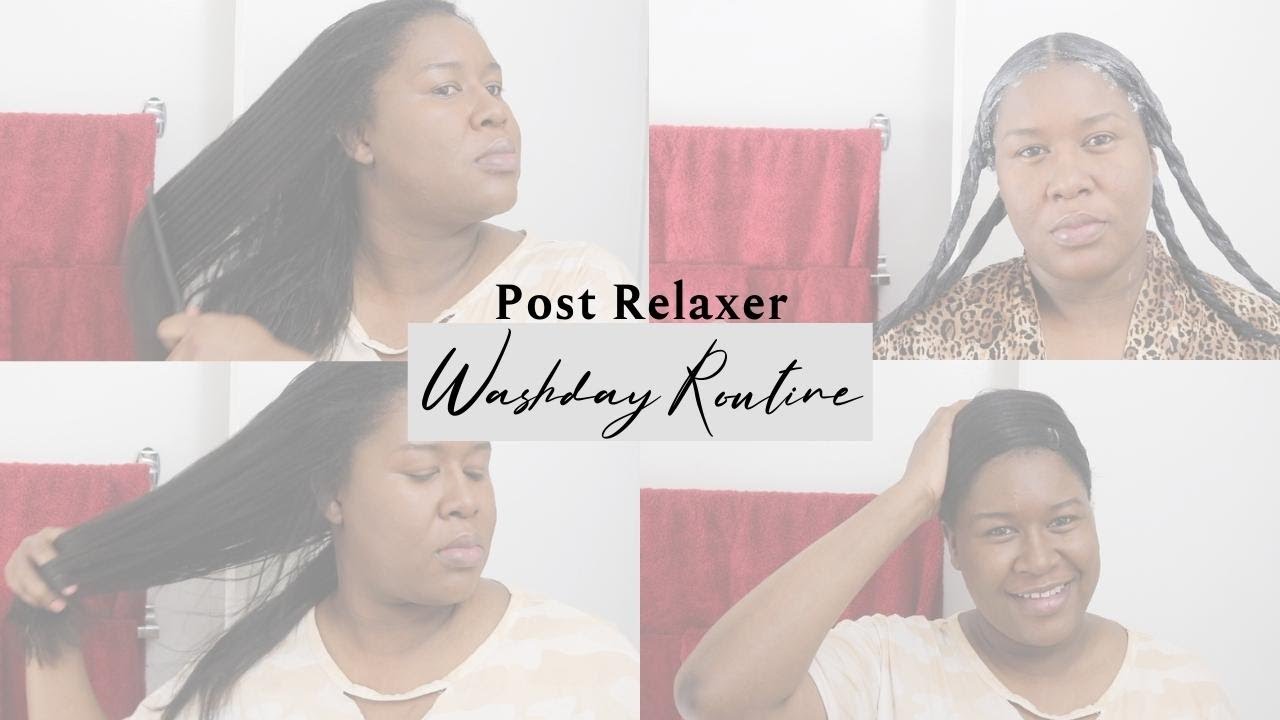 Post Relaxer Washday Routine | Washday after Relaxer