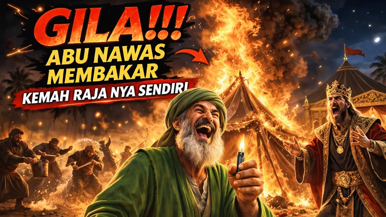 Abu Jahil jadi gila sampai lupa ketawa- Cerita Lengkap Penghantar Tidur -humor sufi Abu Nawas