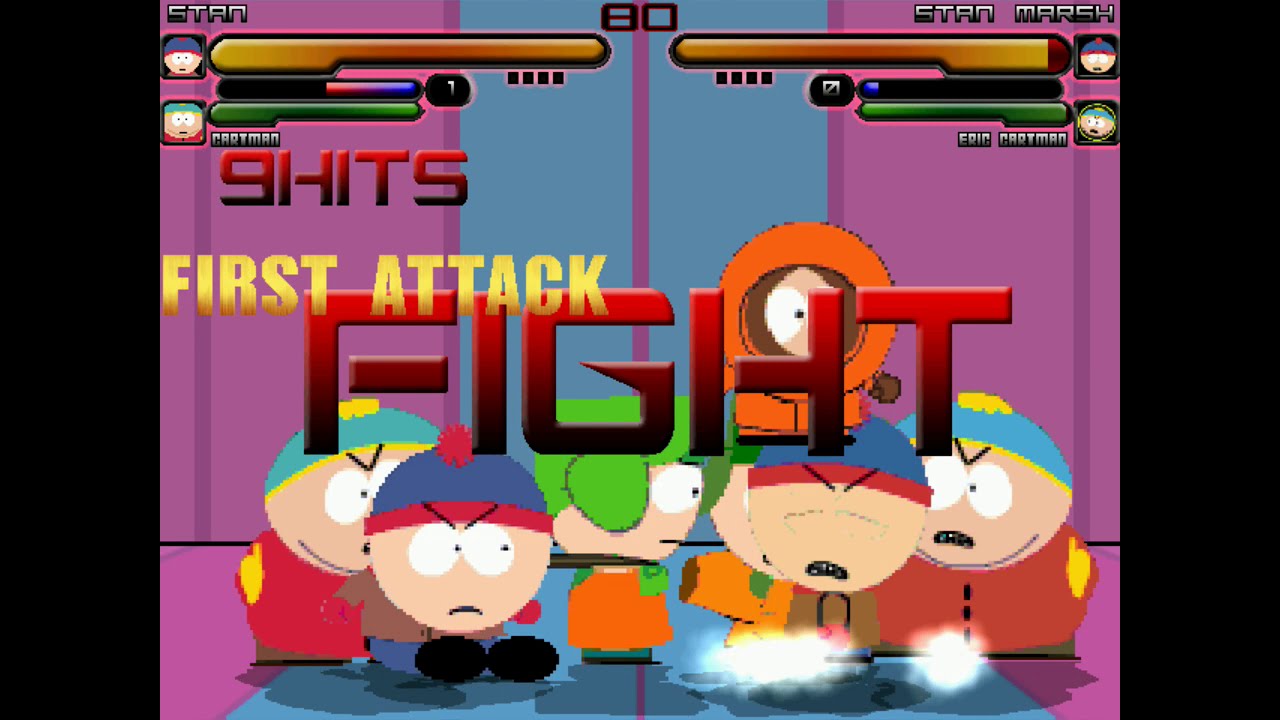 M.U.G.E.N: Team South Park MvC2 Vs Their old selfs