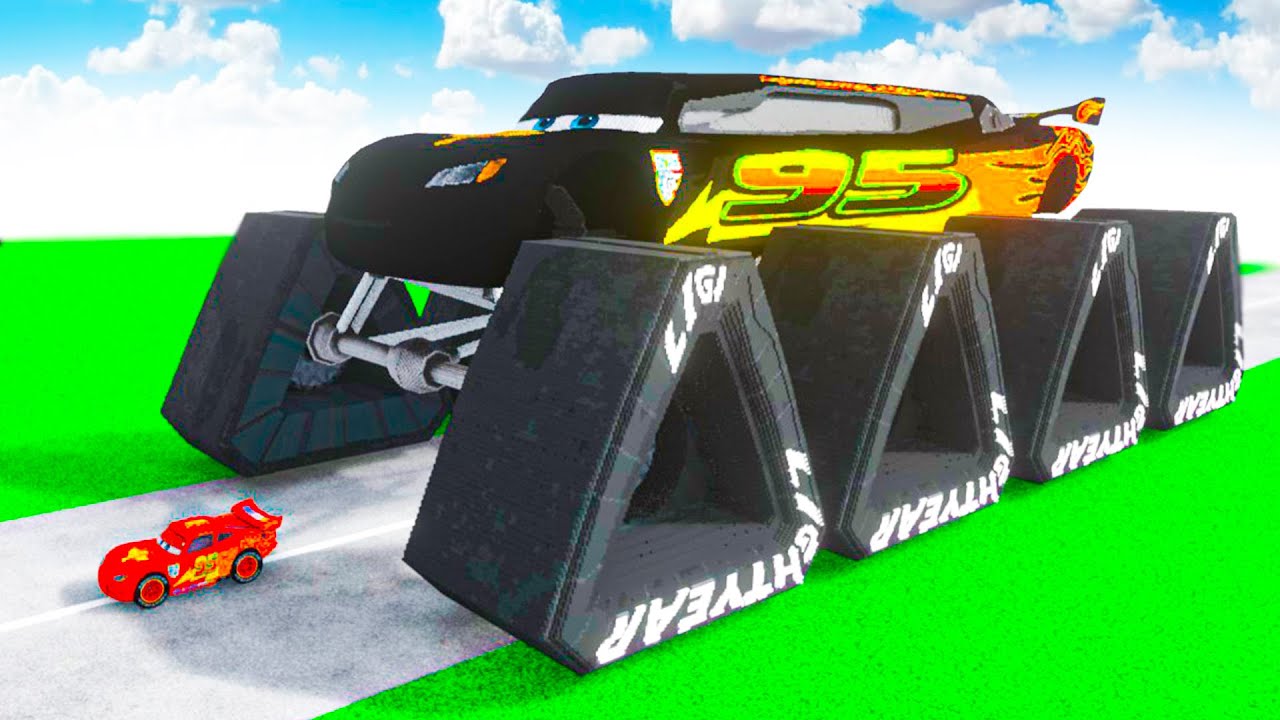 McQueen Transforming to GIANT DARK TRIANGLE BTR McQueen in Teardown!