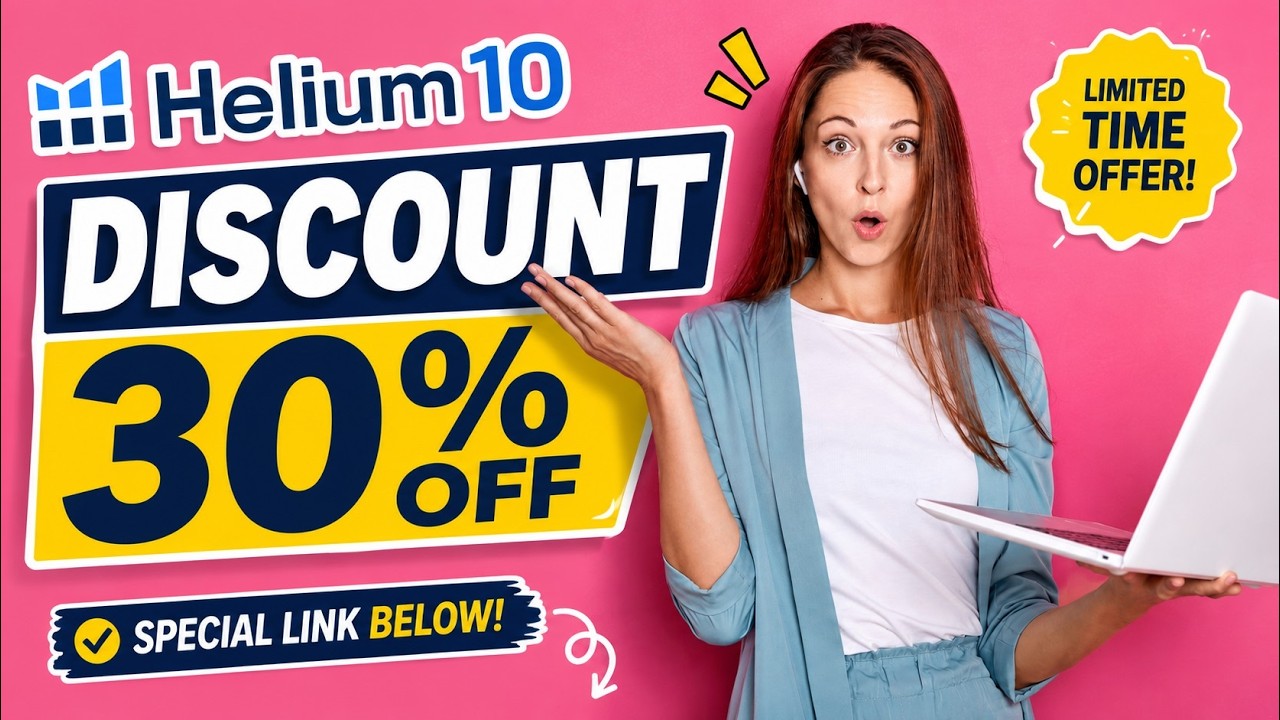 Проверенный промокод Helium 10 | Скидка по промокоду Helium 10 2026