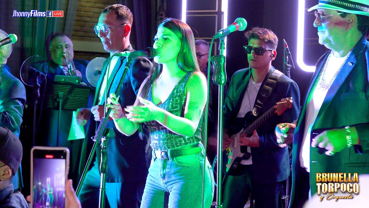 CUENTAME COMO TE VA...BRUNELLA TORPOCO Y ORQUESTA en 4K - CUMPLEA&Ntilde;OS MONIN 2023