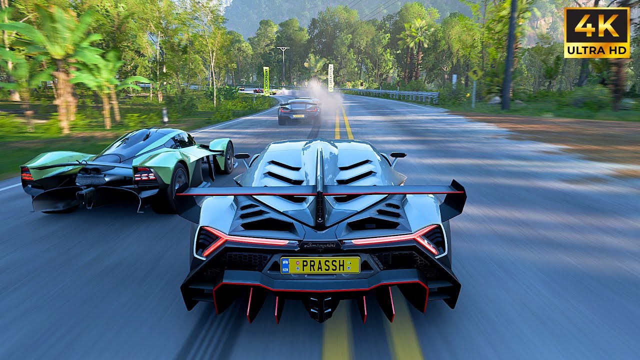 1500HP Lamborghini Veneno VS Track Toys - Forza Horizon 5 | Race Gameplay 