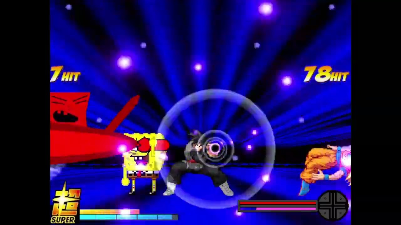 Mugen: Goku & Spongebob vs Goku Black & Doodlebob