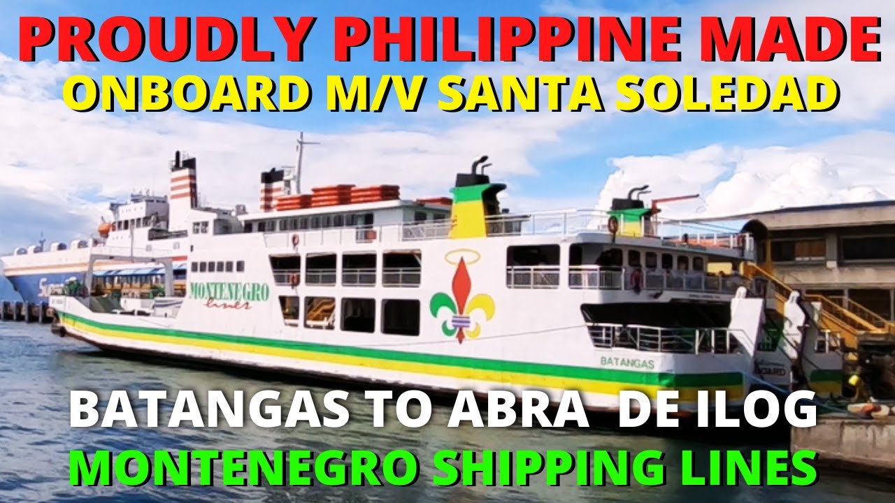 Batangas to Abra de Ilog, Occidental Mindoro, Philippines | Montenegro Lines | Barko Vlog