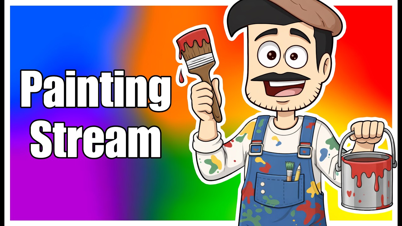 Post Surgery Stream VOD - Super Battle Golf & Painting