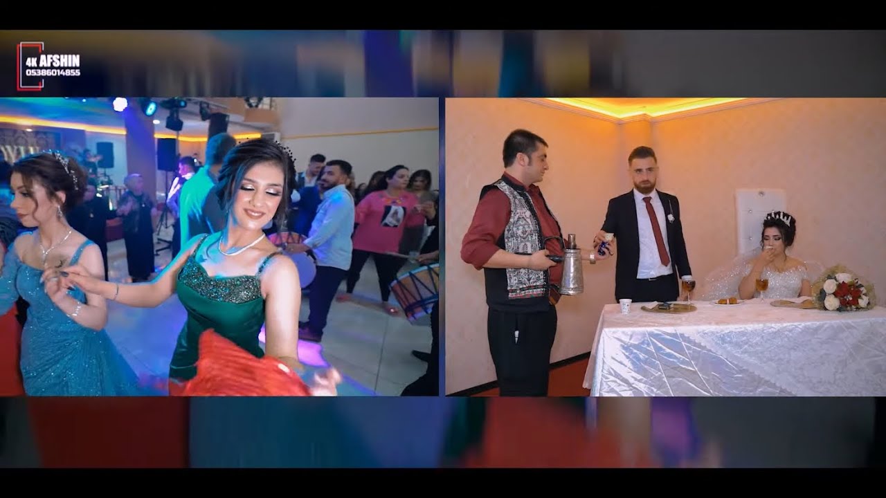 عرس ( محمد و سيلفا ) اجمل اعراس عفرين في اسطنبول  #4kafshin  Part 2
