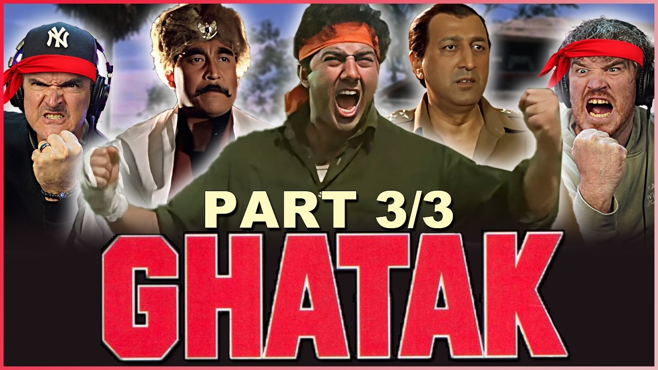 Ghatak (1996) MOVIE REACTION 3/3! | Sunny Deol | Amrish Puri | Danny Denzongpa | Om Puri