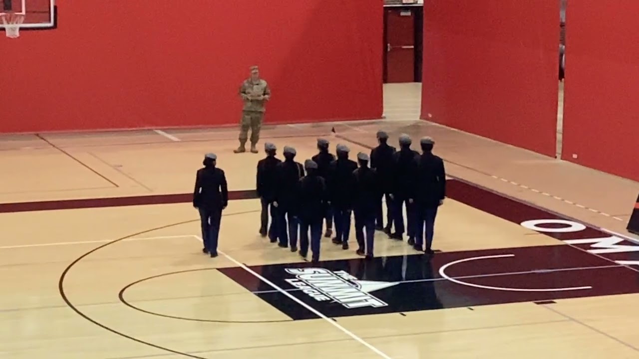 Benson JROTC JV Unarmed Regulation Drill Team. UNO Drill Competition, 2026 