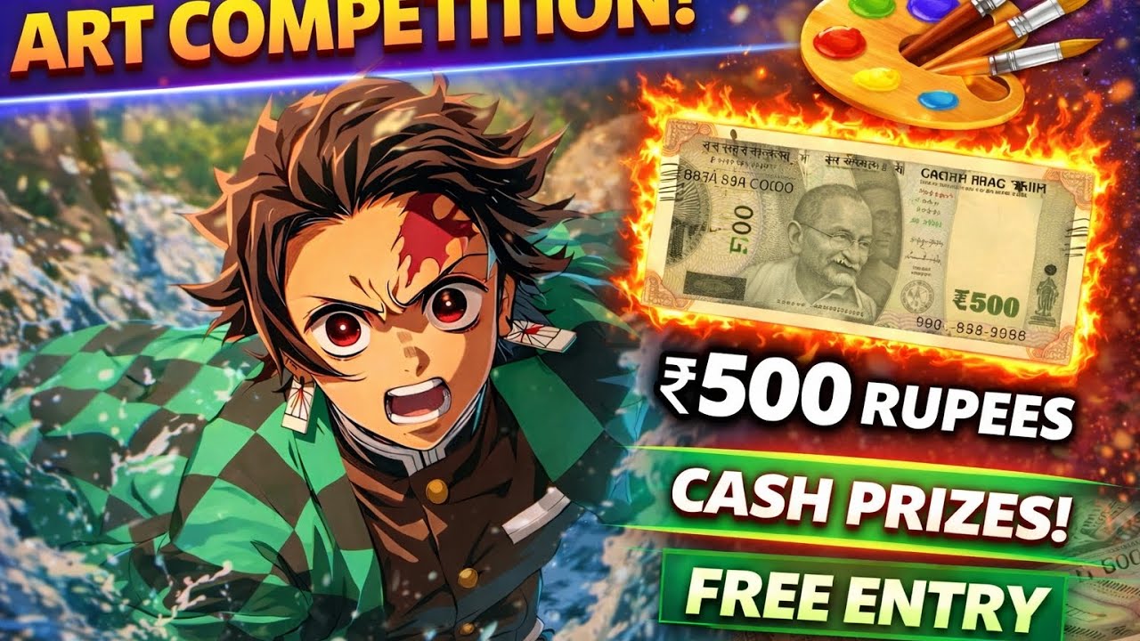 Art competition 2026 | 500 rupees cash prizes| competition 2026