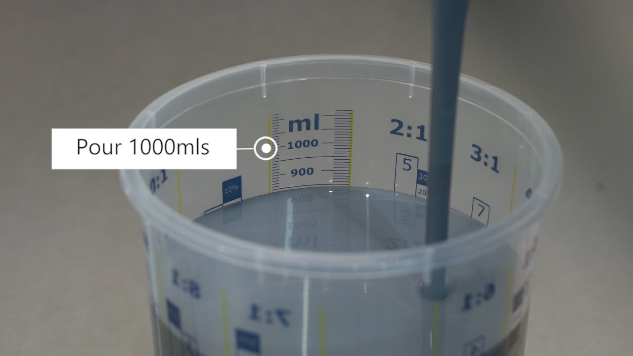 RestoFinish Polyprimer Mixing by Volume
