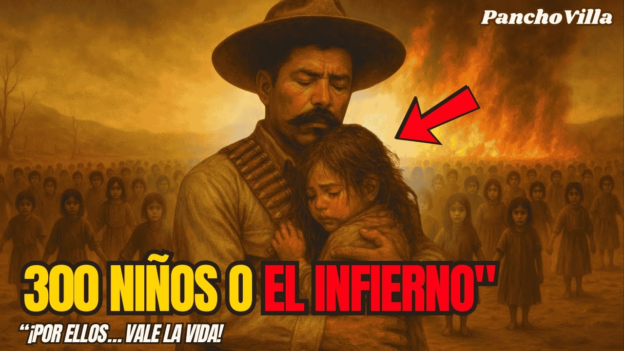 Pancho Villa arriesgó la vida por 300 niños huérfanos… cuando todos los demás se rindieron
