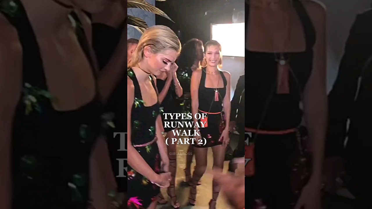 TYPES OF RUNWAY WALK PART 2 #model #model #runway #fashion