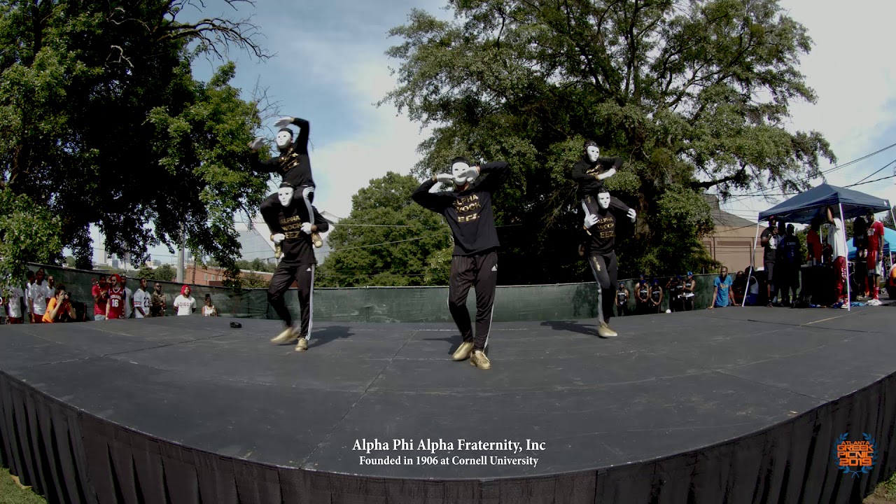 Alpha Phi Alpha stroll ATL Greek Picnic stroll off #AGP2019