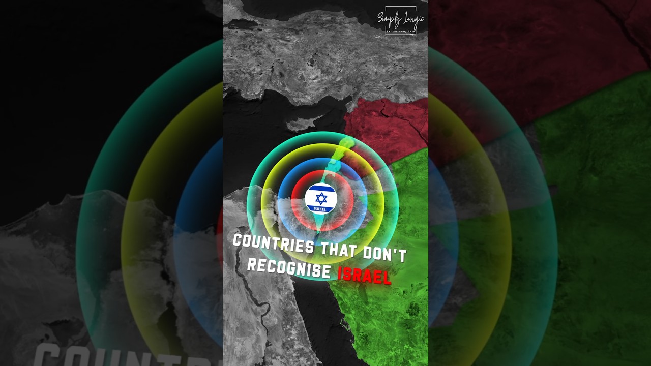 Countries That Don't Recognize Israel | Countries Against Israel | Israel is not Fully Recognized.