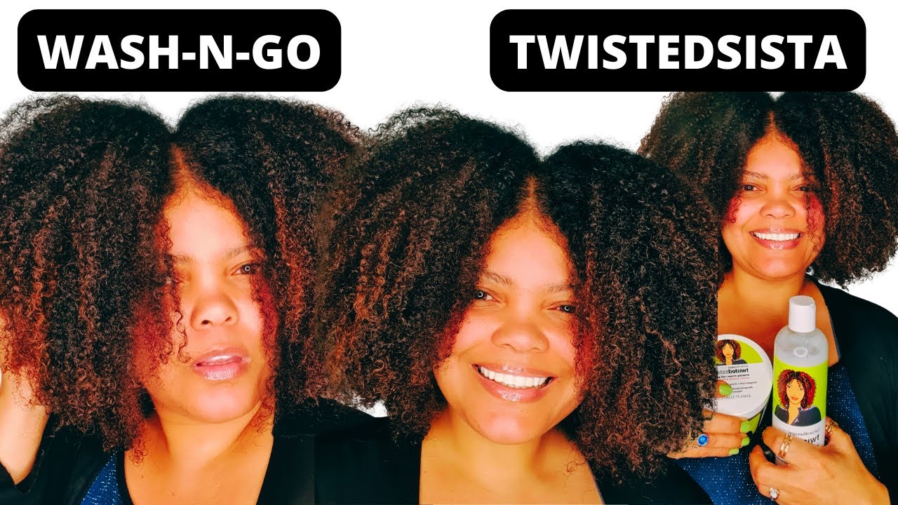 WASH-N-GO ON TYPE 4 NATURAL HAIR | Wash-N-Go using the Twistedsista  Products | & was I impressed...