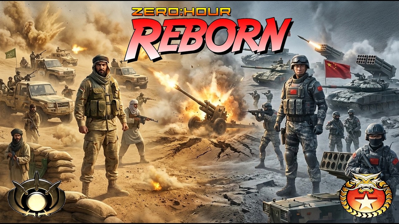 🔥Command & Conquer GENERALS Zero Hour REBORN | GLA Rogue General 1🆚7 HARD CHINA Supreme | GAMEPLAY