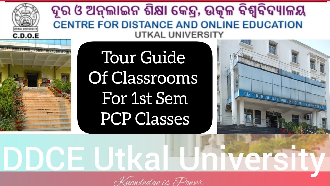 Tour Guide Of Classrooms Of DDCE For Offline PCP Classes of 1st Sem PG Students Adm.Batch Sept 2024