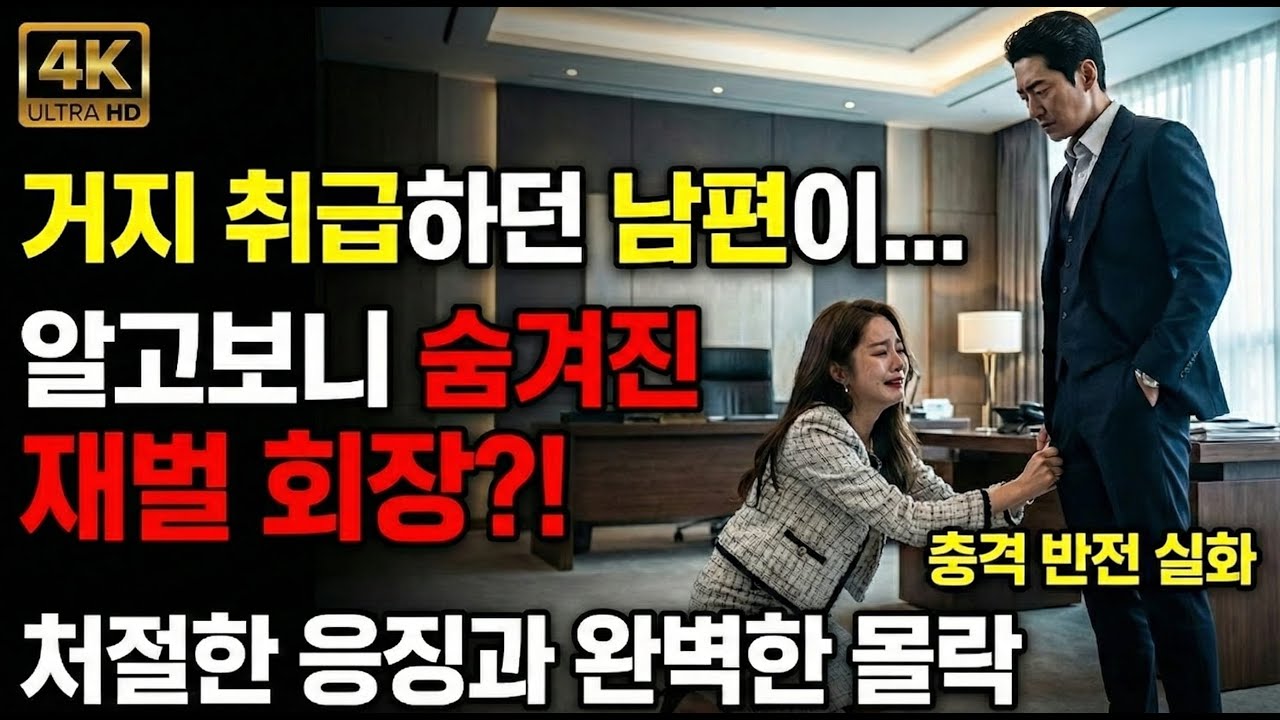 쓰레기 취급받던 남편이 알고 보니 재벌? 이혼하자마자 시작된 완벽한 복수