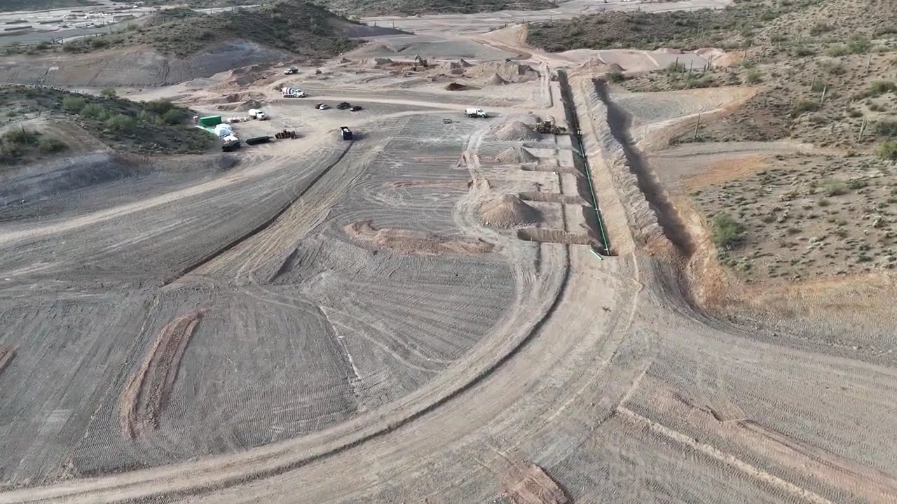 Continued Sewer construction at Saddleback Village 13