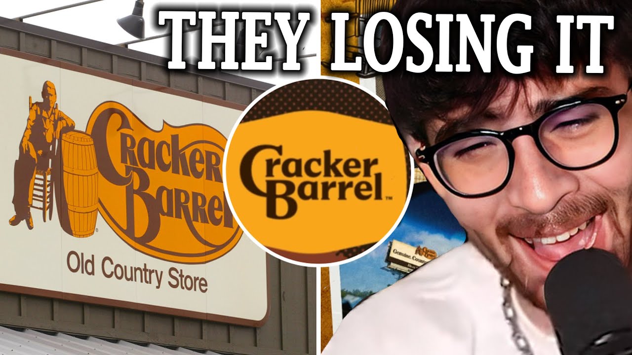 Cracker Barrel's New Modern Logo Situation Is RIDICULOUS | HasanAbi Reacts