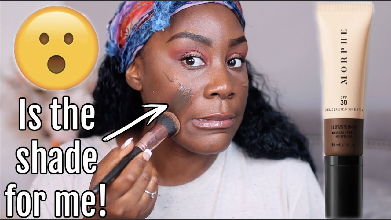 NEW MORPHE GLOWSTUNNER HYDRATING TINTED MOISTURIZER | DEEP 15 | darkest shade?