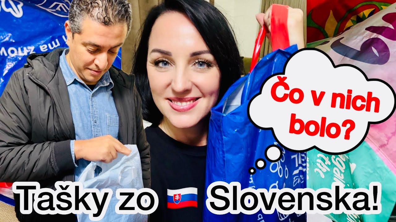 MÁME TAŠKY ZO 🇸🇰 SLOVENSKA! ČO BOLO VO VNÚTRI?