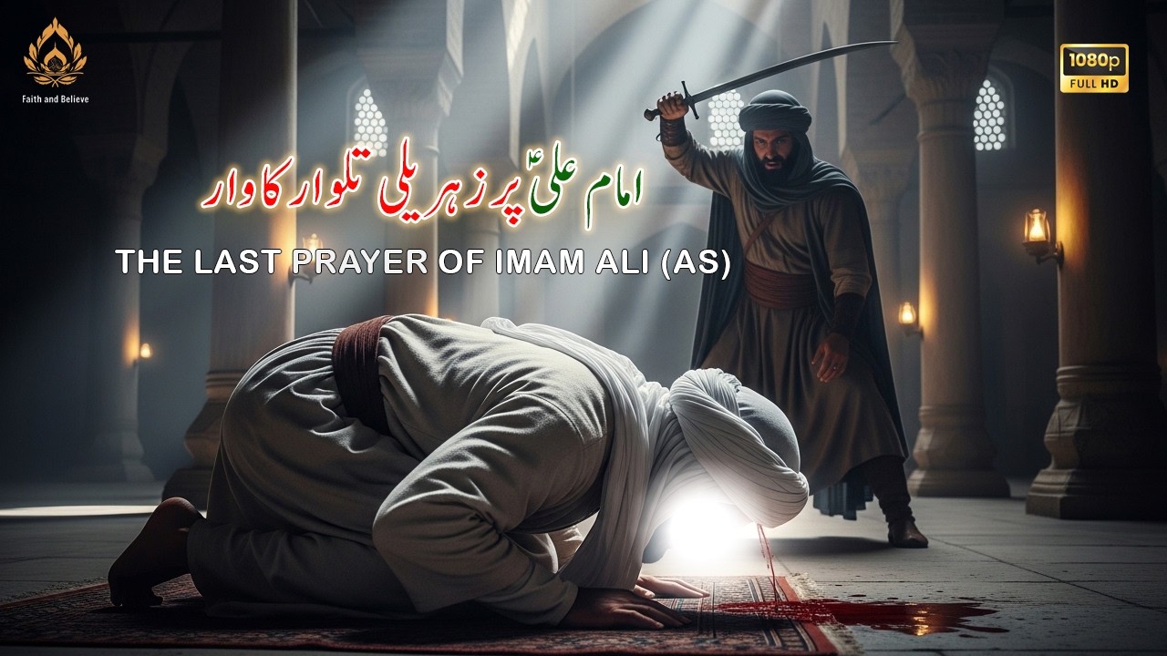 امام علیؑ پر زہریلی تلوار کا وار | The Last Prayer Of Imam Ali (AS) | Islamic Stories