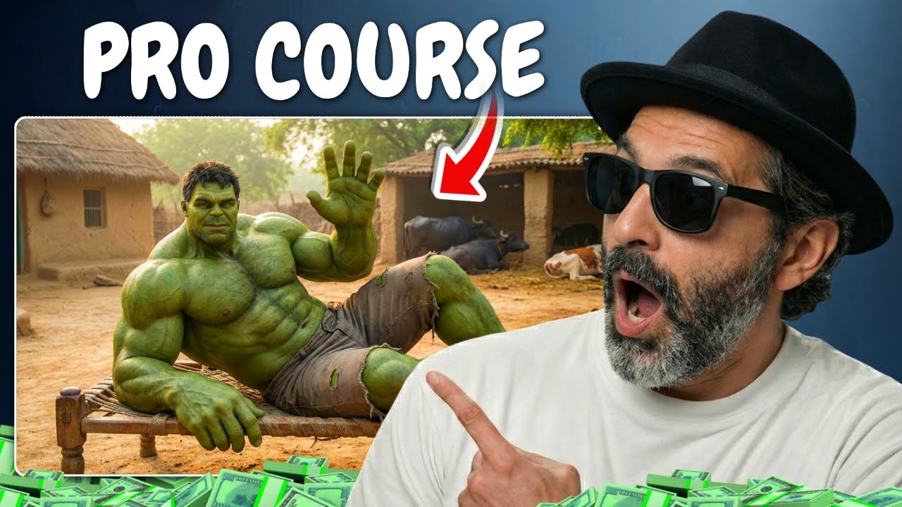Viral Hulk AI Video Kaise Banaye? | Google Veo3 FREE + Full Course